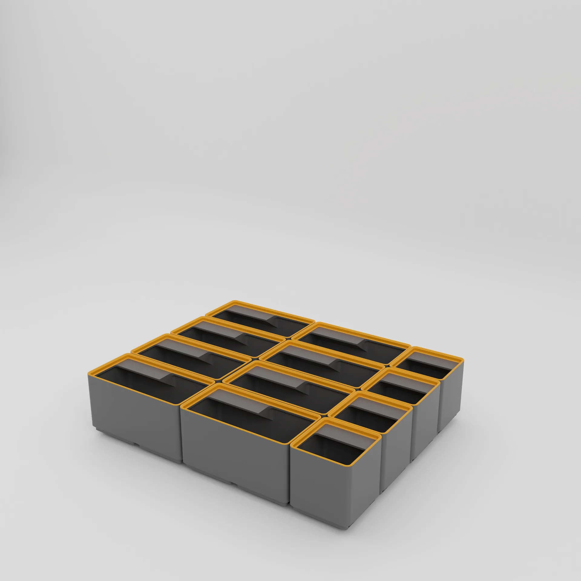 Graphite Modular 5x4 12U Fastener Insert Bundle (2 x 6U Packs) preview