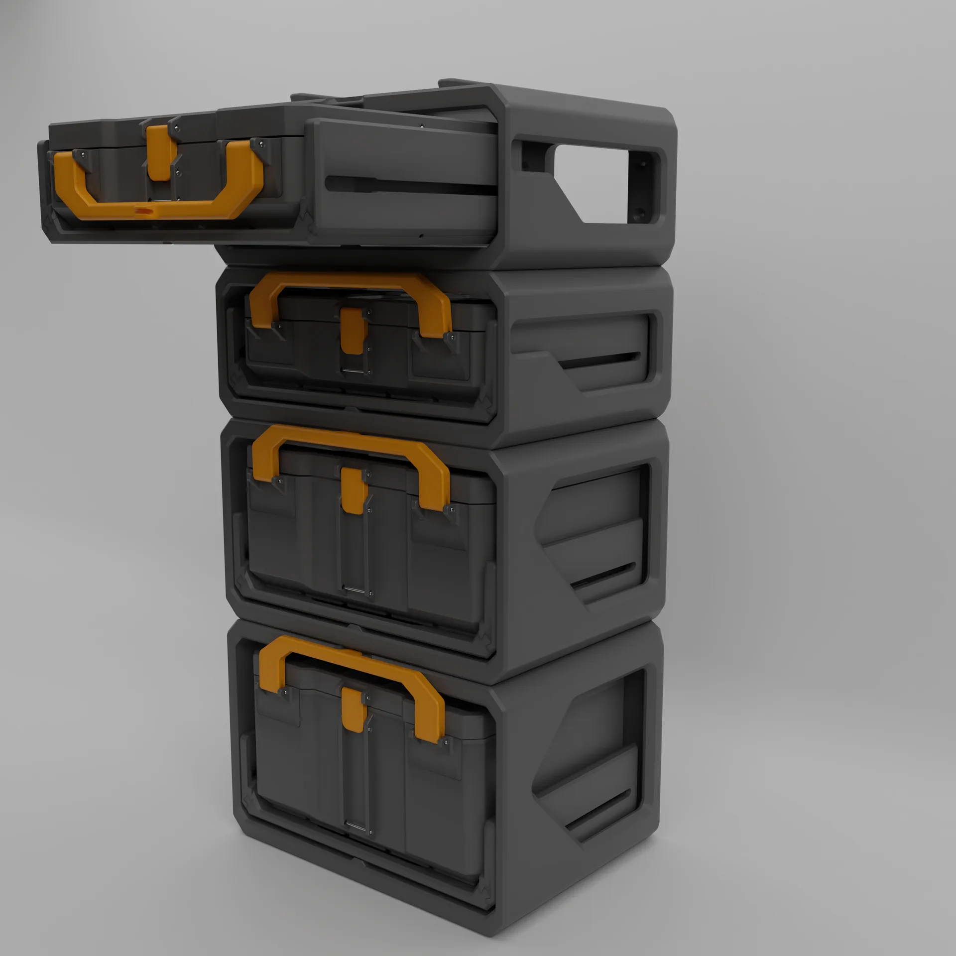 Graphite Modular 5x4 9U Drawer System (3-Pack) image 2