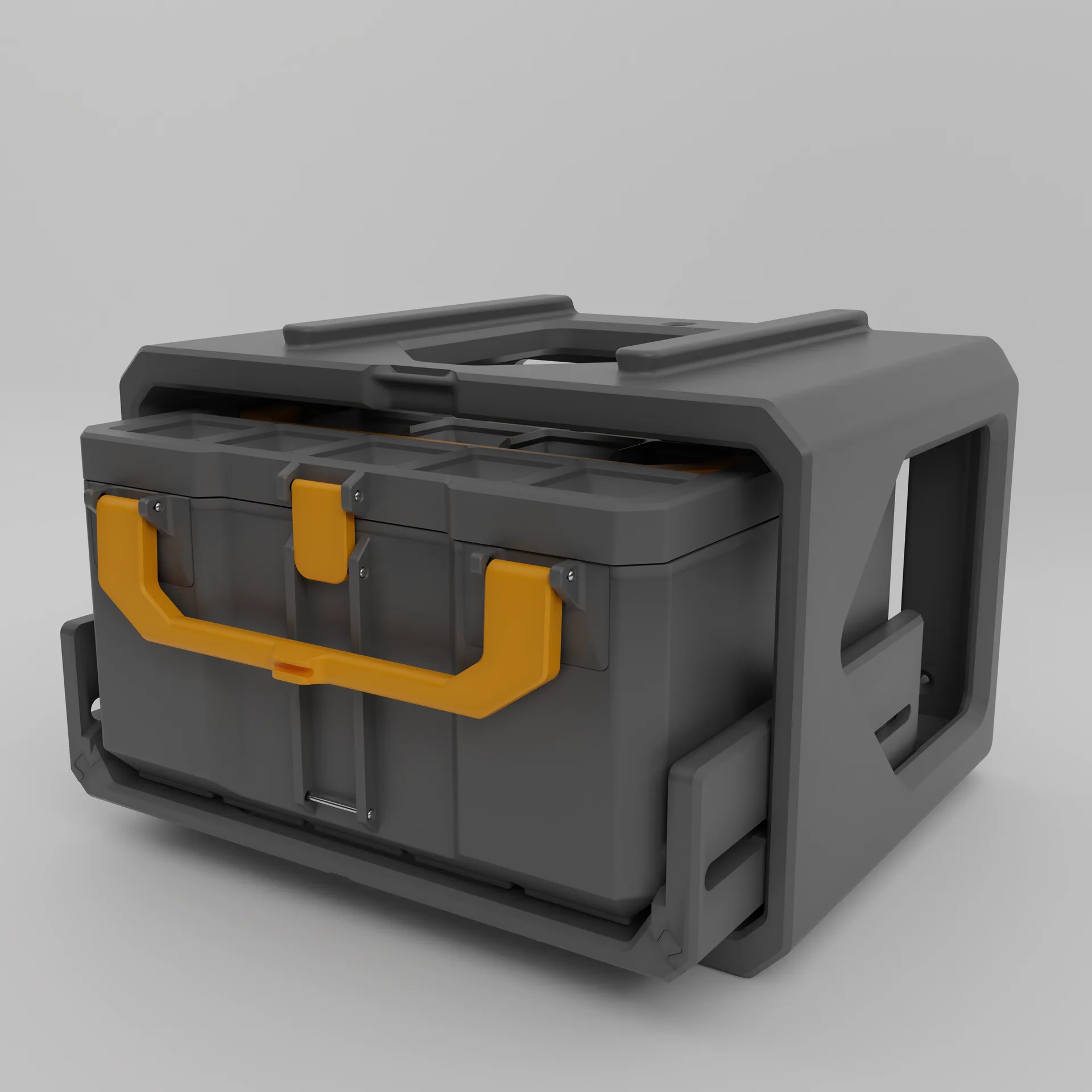 Graphite Modular 5x4 15U Drawer System image 2