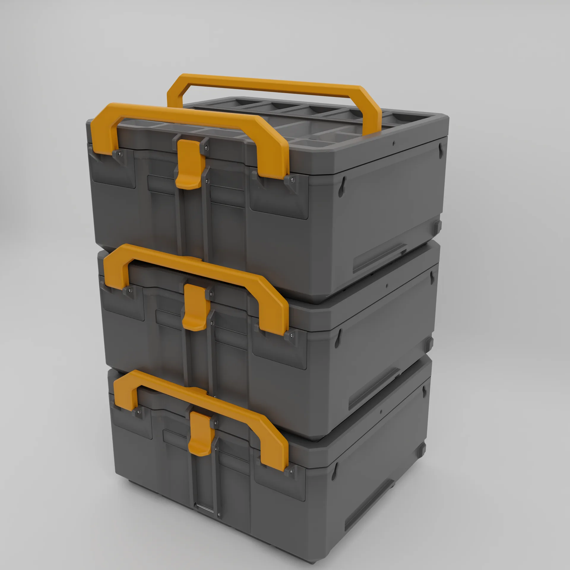 Graphite Modular 7x6 21U Storage Box (3-Pack) preview