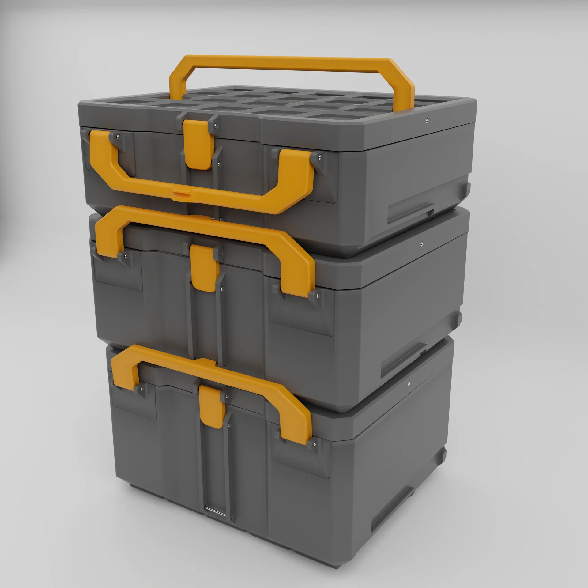 Graphite Modular Gridfinity-Compatible 5x4 9U Stackable Storage Box image 5