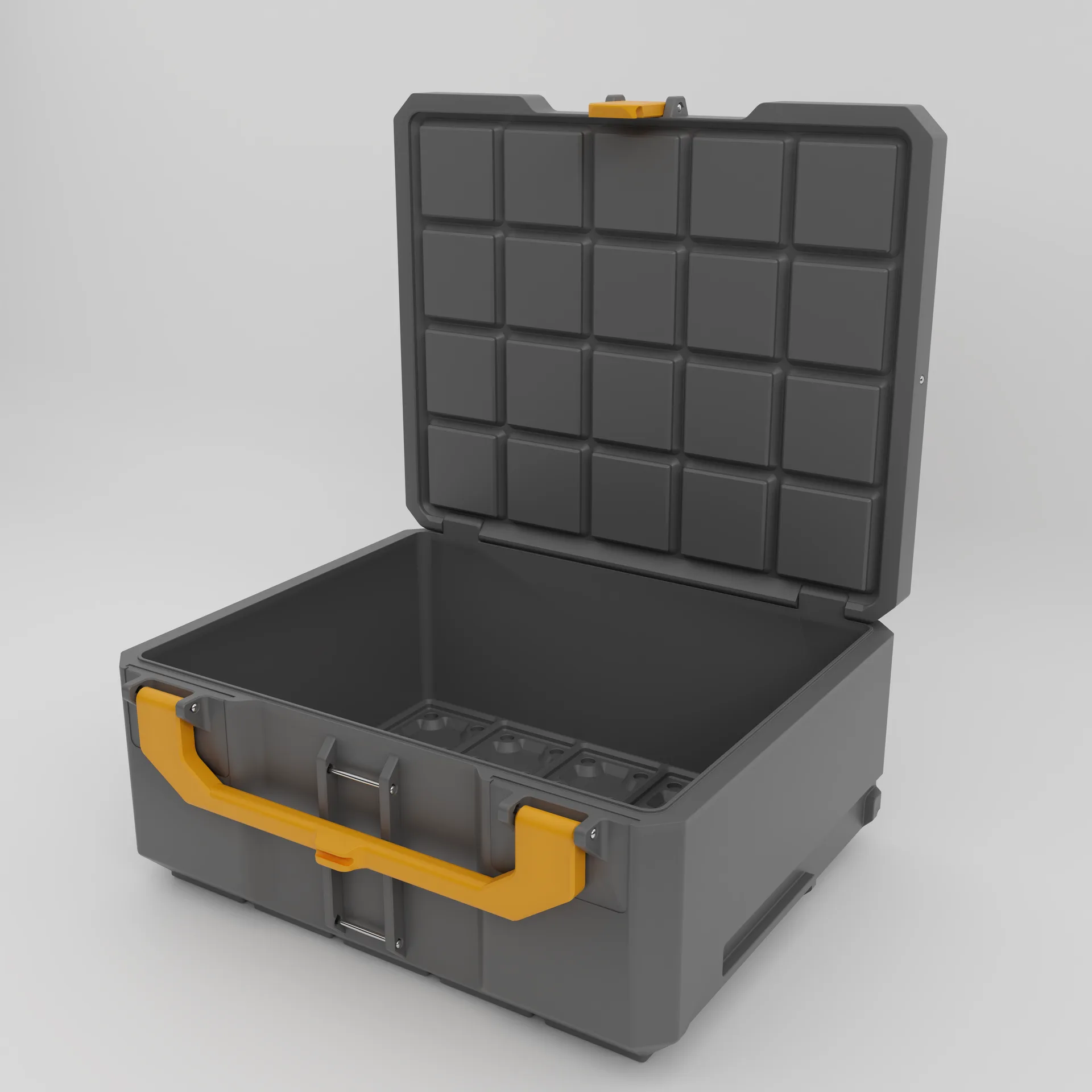 Graphite Modular Gridfinity-Compatible 5x4 12U Stackable Storage Box preview