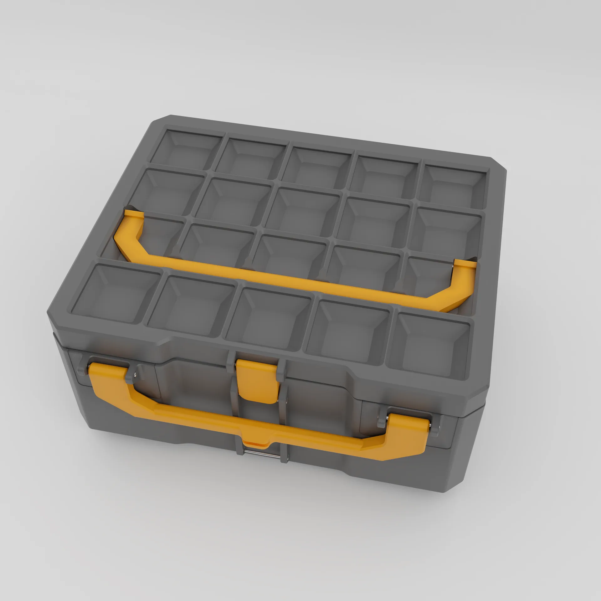 Graphite Modular Gridfinity-Compatible 5x4 12U Stackable Storage Box image 4