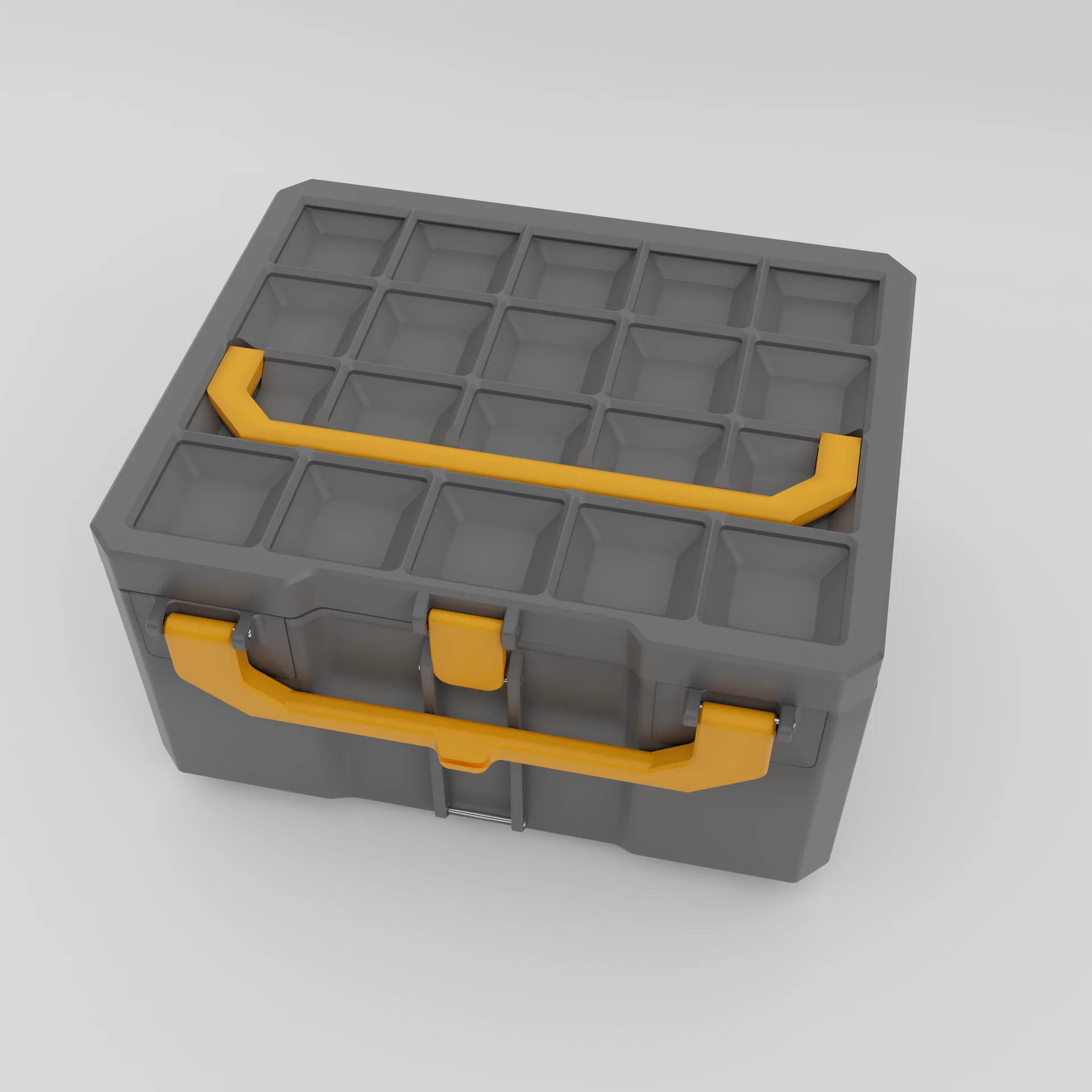 Graphite Modular Gridfinity-Compatible 5x4 15U Stackable Storage Box image 4