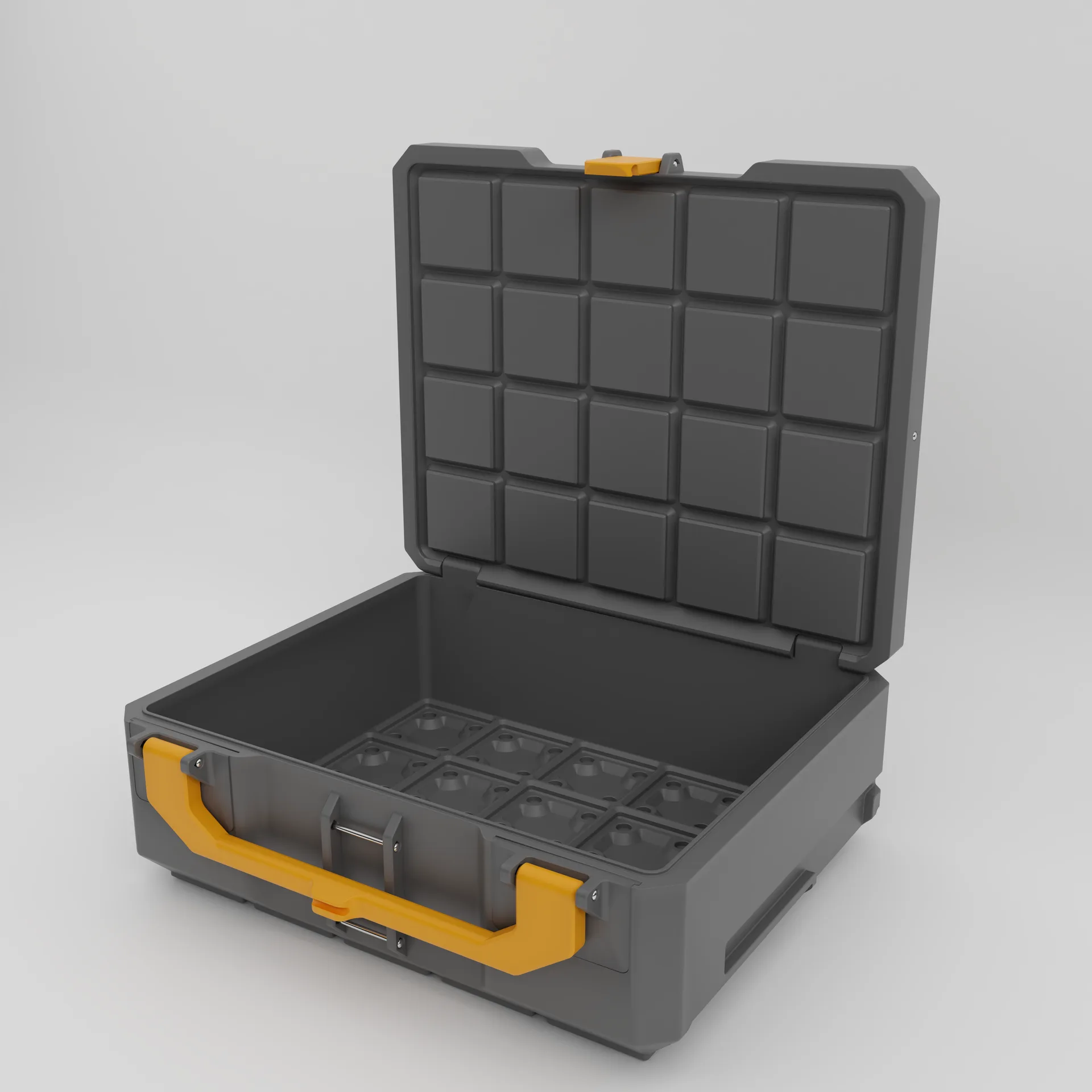 Graphite Modular Gridfinity-Compatible 5x4 9U Stackable Storage Box preview