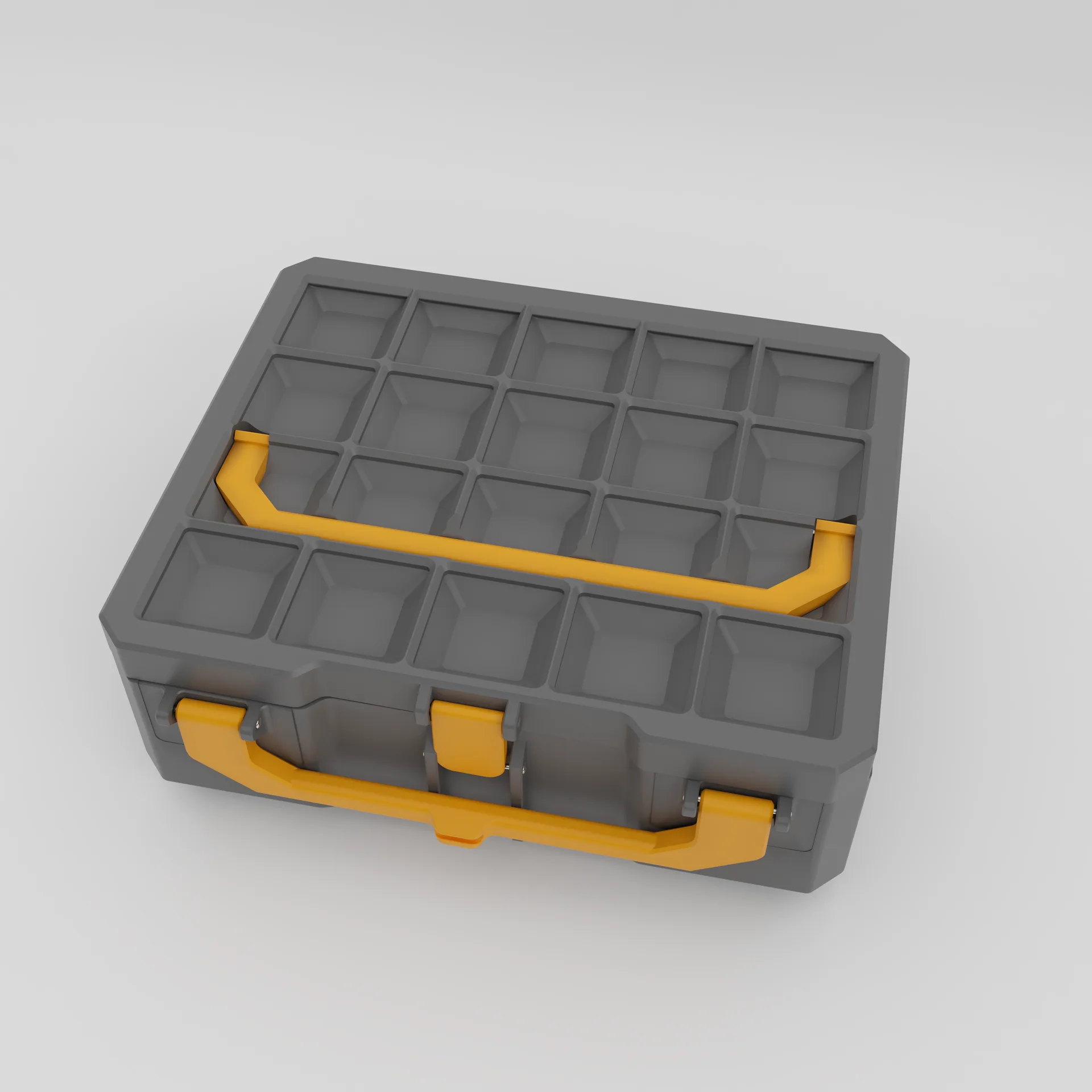 Graphite Modular Gridfinity-Compatible 5x4 9U Stackable Storage Box image 4