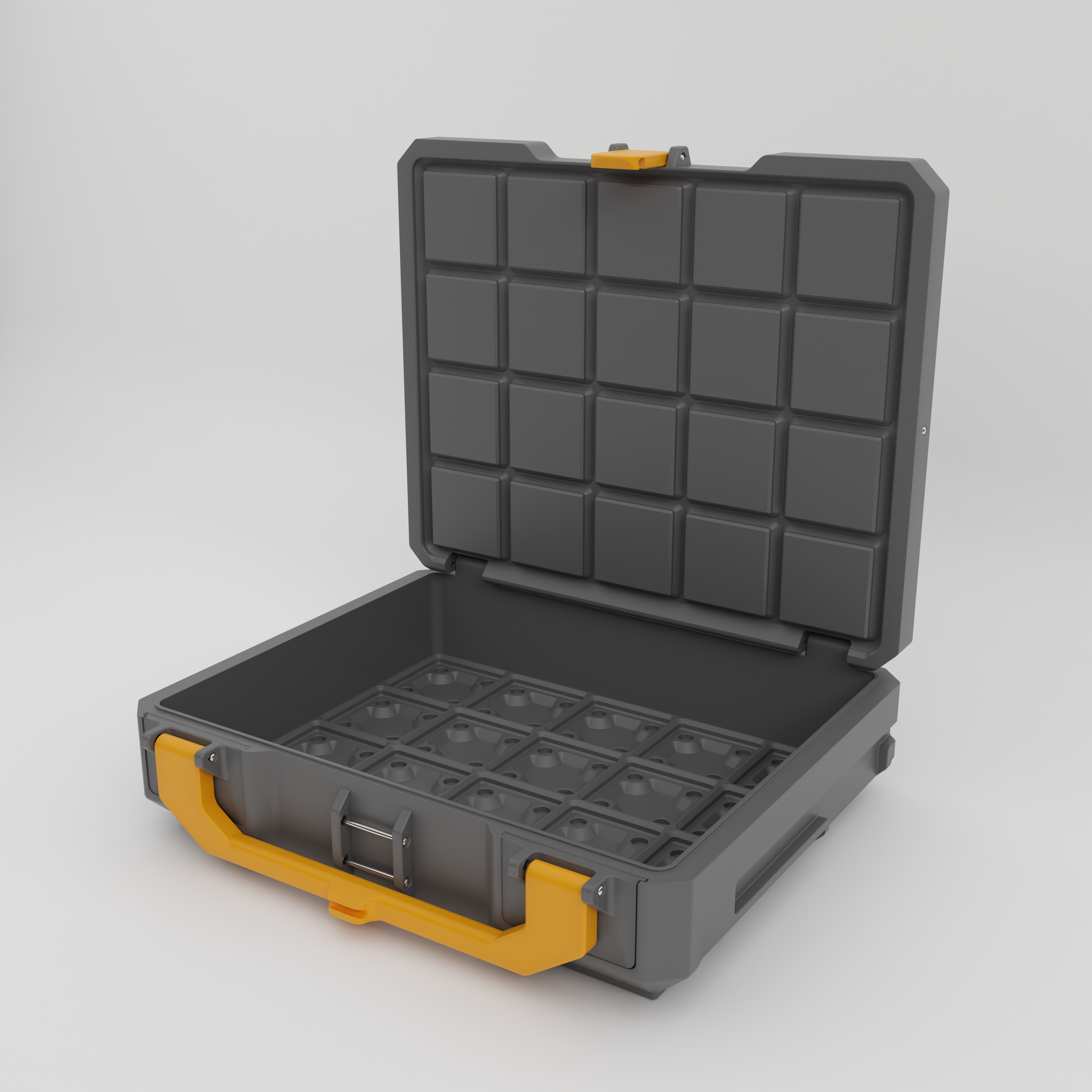 Graphite Modular Gridfinity-Compatible 5x4 6U Stackable Storage Box preview